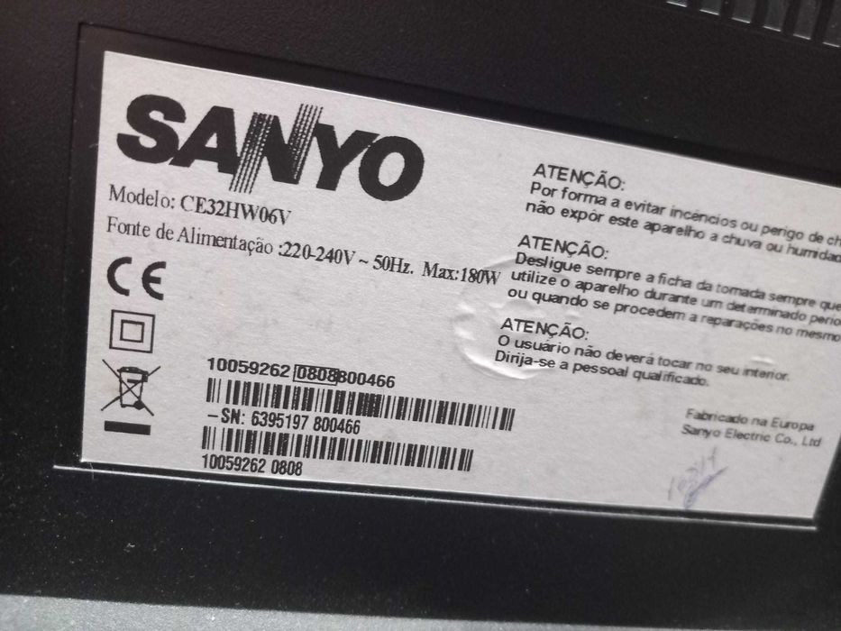 TV LCD sanyo CE32HW06V