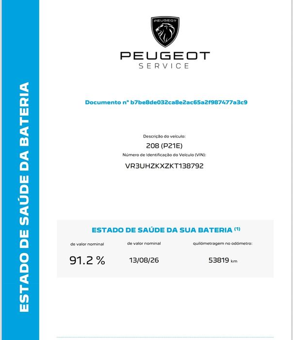 Peugeot E-208 50Kwh 136cv