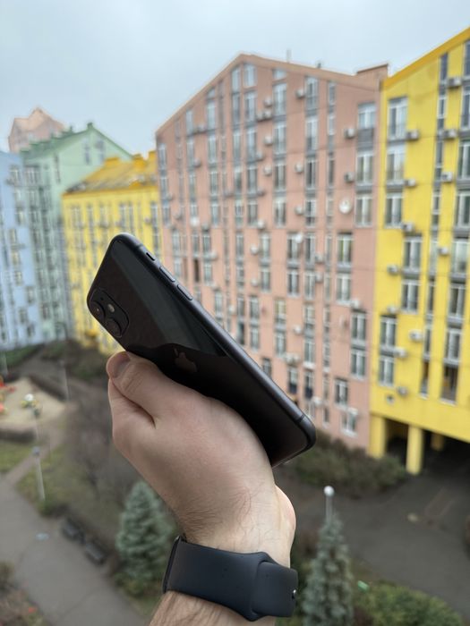 100% Аккум Идеал iPhone 11 64Gb Black Neverlock Айфон