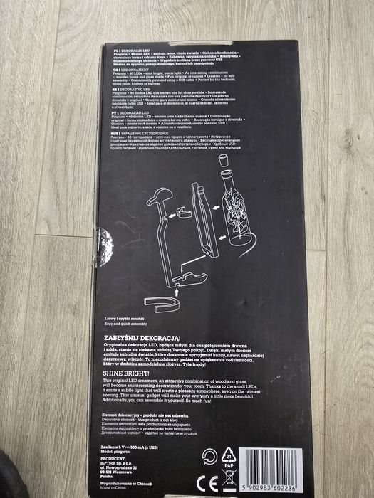 Lampa dekoracyjna led