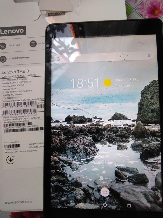 Планшет  Lenovo TB 8304F1. 1/16 Gb