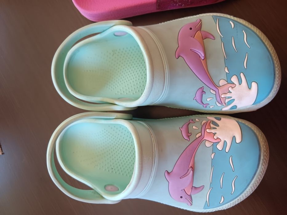 Buty dziewczęce klapki sandały 31 zestaw