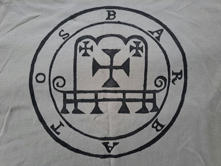 BARBATOS - recznie malowany T-Shirt Sigil Pieczec