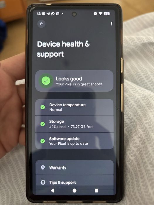 Google Pixel 7A como novo