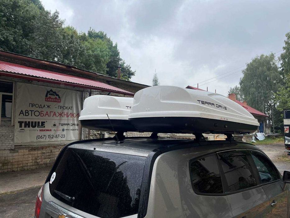 Багажник Terra Drive авто бокс Терра Драйв на дах кришу авто гарантія