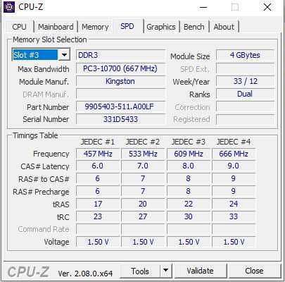 Pamięć RAM DDR3 Kingston HyperX blu 2x4GB 8GB 1333MHz
