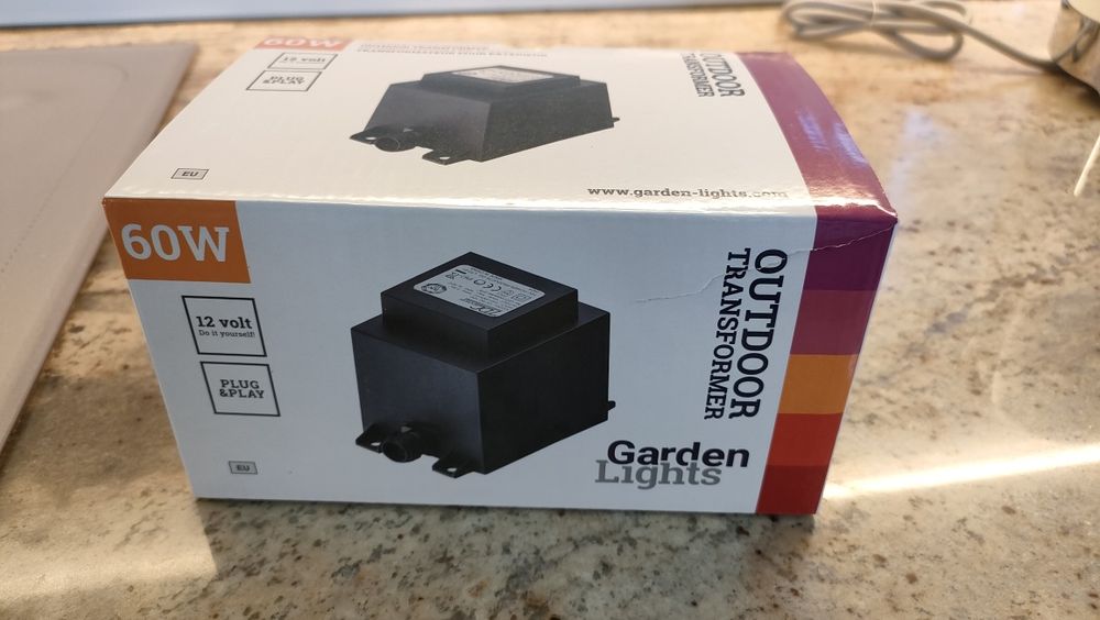 Transformator do ogrodu 12 V AC 60W nowy IP67