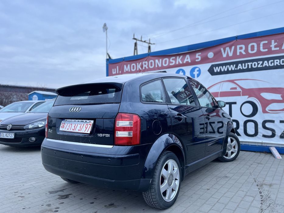 Audi A2 1.6 Benzyna//Alufelgi//S-Line//Zadbany//Zamiana