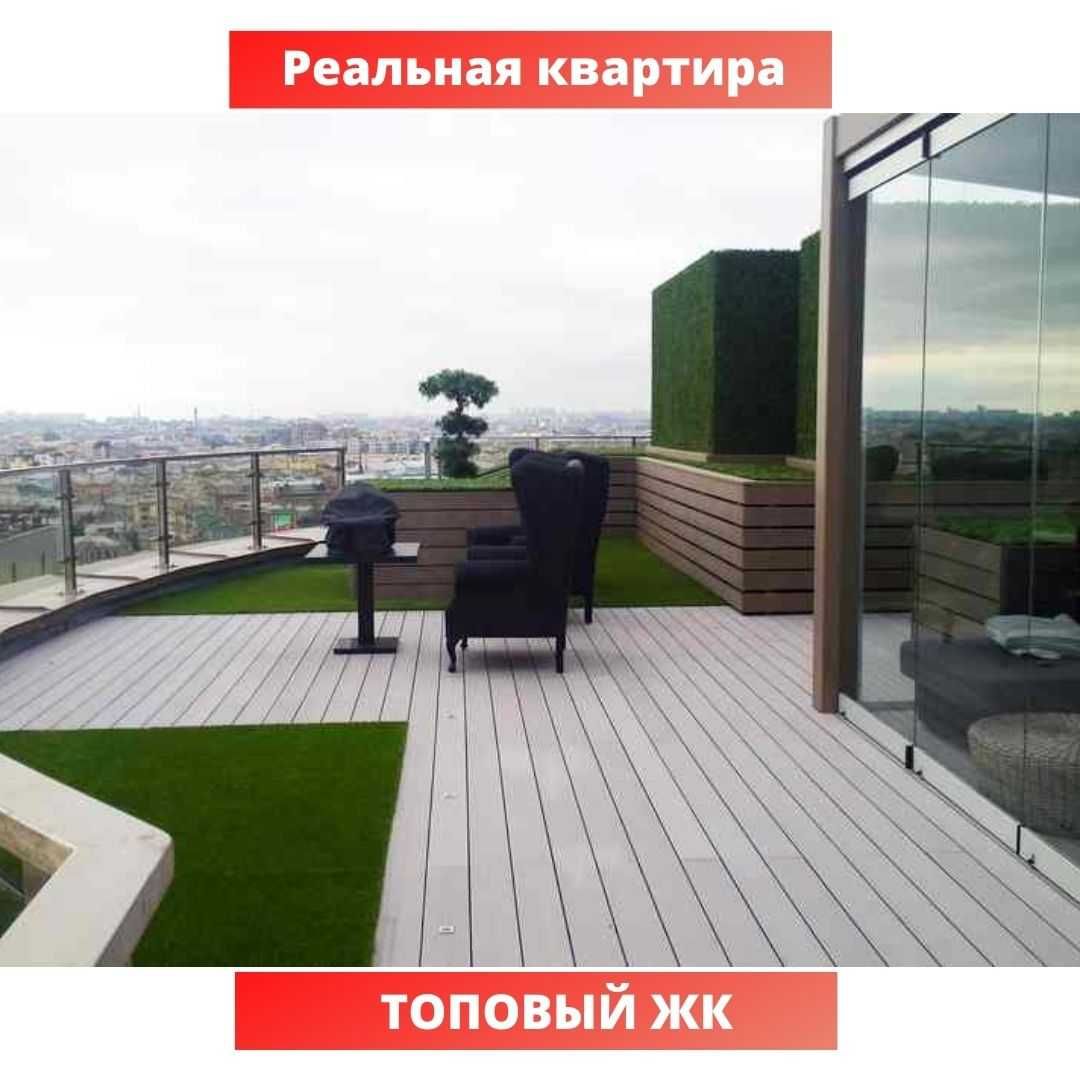 дизайн террасы на крыше многоэтажного дома