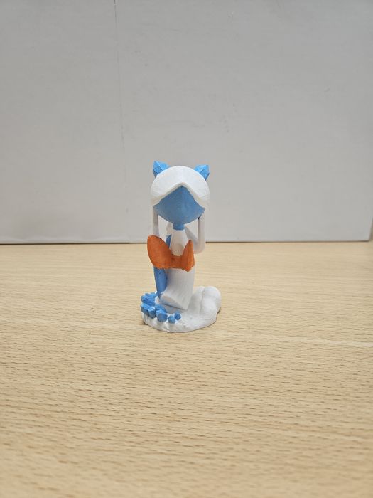 Figura Pokémon Froslass em Impressão 3D Pintada à Mão