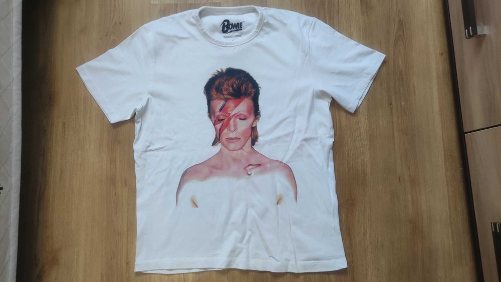 Oryginalna Koszulka David Bowie – Aladdin Sane Rebel Rebel