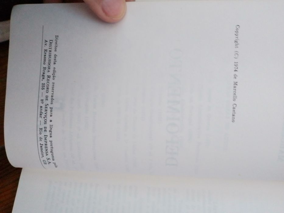 Testimony—Marcelo Caetano—1st Edition, Record, 8€—Electrical Sheet, 3€—Since 3€64739670261506121