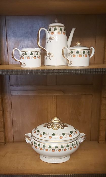 Conjunto vista alegre Blackberry Vine como novo