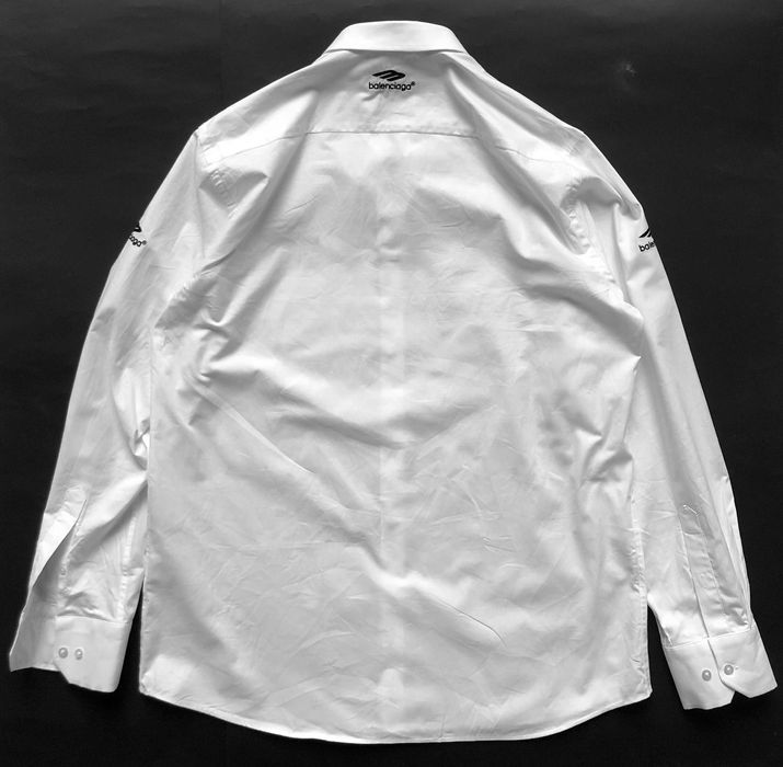 Sale -50% Balenciaga shirt koszula cotton hafty XXL 3XL
