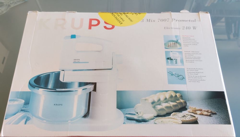 Batedeira Krups 3 Mix 7007 Prometal Electronic