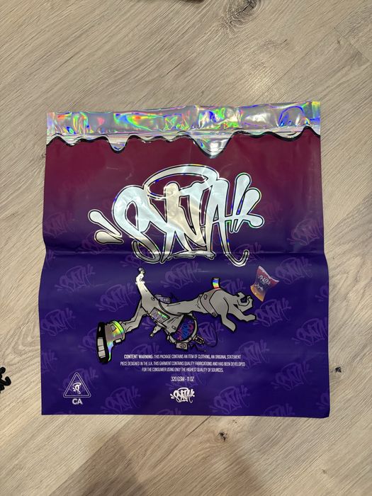 Szara Bluza Syna World z stuckerami i z bagiem