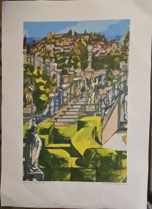 Ernani Oliveira Serigrafia 131/150 Castelo Branco