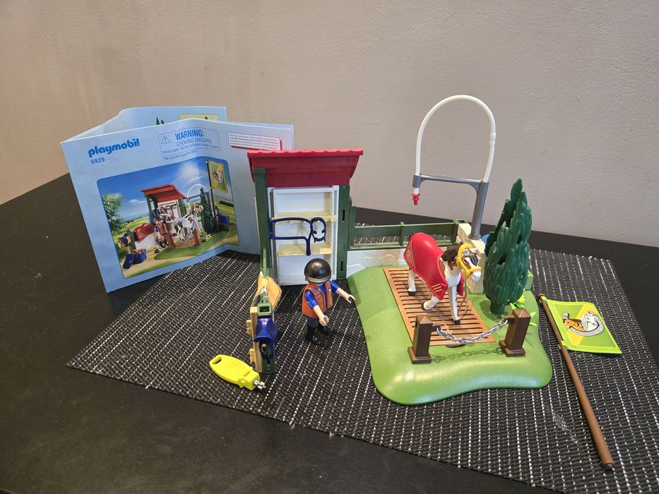 Playmobil, klocki Myjnia dla koni, 6929