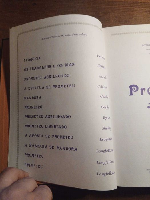 Raymond Trousson, Prometeu na Literatura (Biblioteca Mitológica)