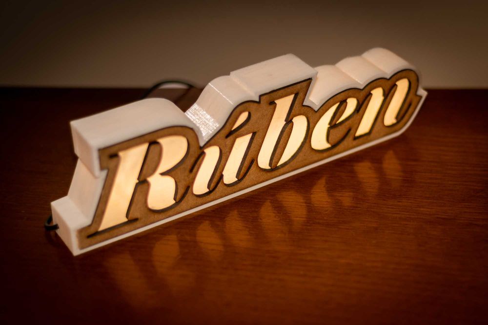 Candeeiro personalizado