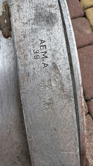 Aluminiowa beczka Wermachtu na proch 1939r.