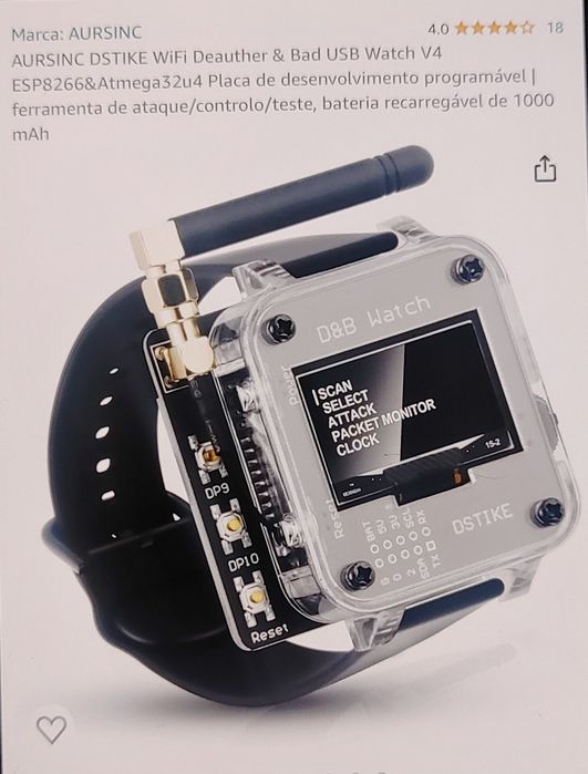 Dstike WiFi watch & bad usb v3