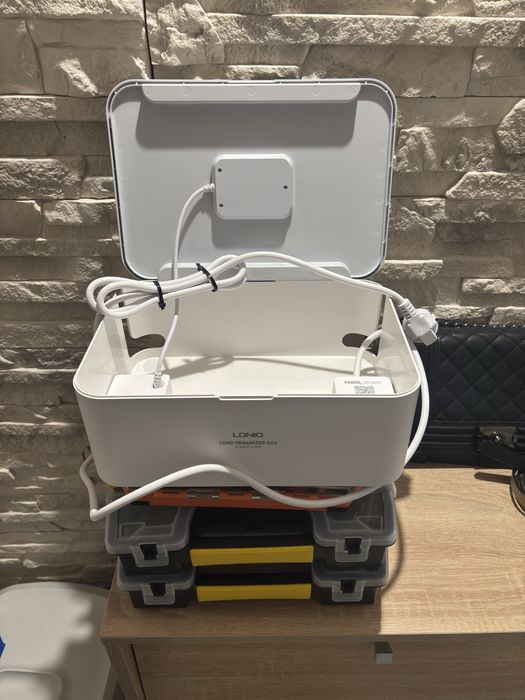 Organizer na kable Cord Organizer Box Power  Strip