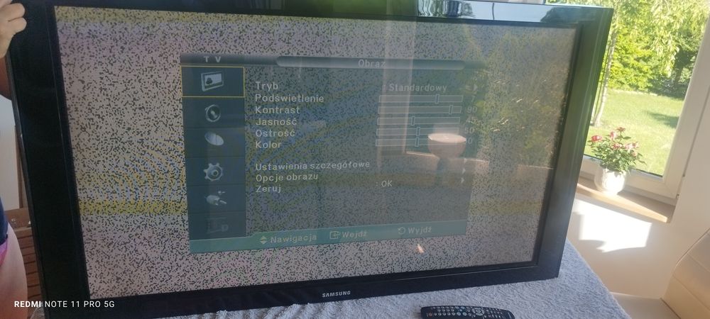 Telewizor Samsung PS 50A476P1D + wieszak