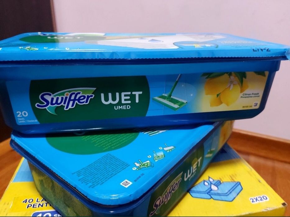 Вологі серветки до магнітної швабри Swiffer