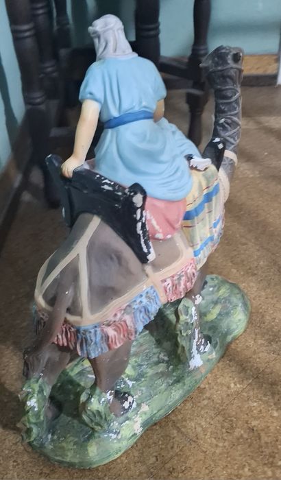 2 Reis Magos peças de presepio grandes