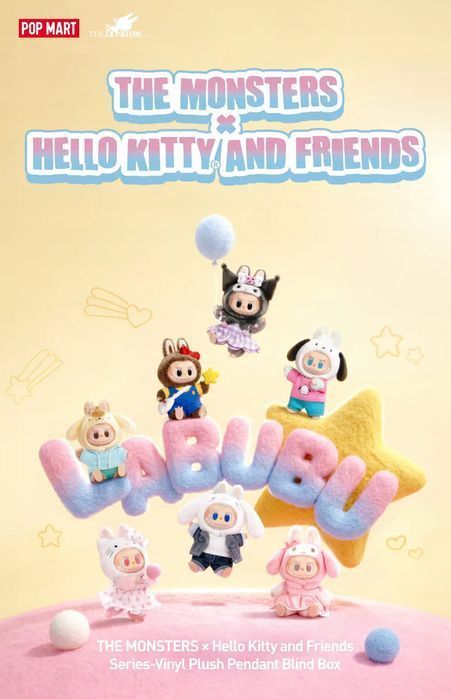 Labubu x Sanrio blind box 1 sztuka ORYGINAŁ