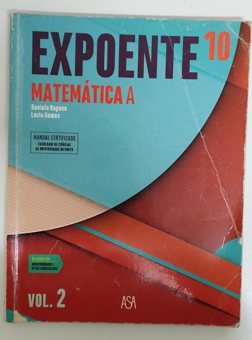 Manuais de matemática Expoente 10