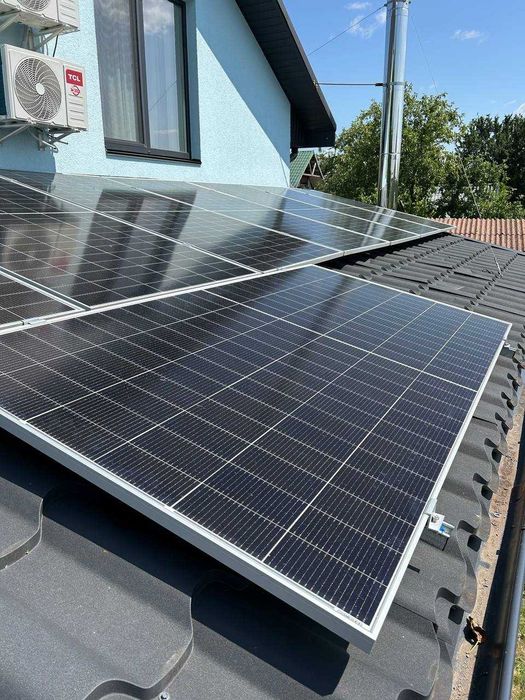 Сонячні панелі / Монтаж сонячних батарей / Монтаж СЕС / ЕЛЕКТРОСТАНЦІЯ