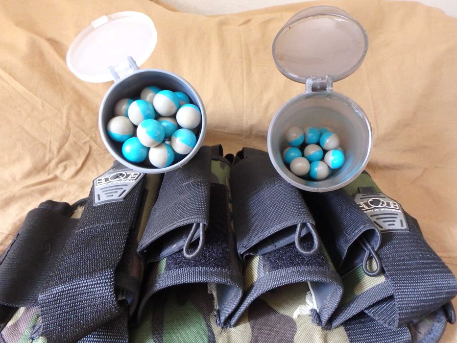Pas taktyczny do paintballa GEN X GLOBAL ( GXG )  2 pody z  kulkami.