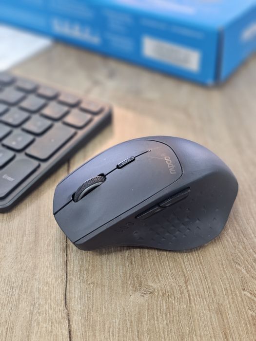 Продам клавиатура+мышь RAPOO-9800M Wireless dark grey