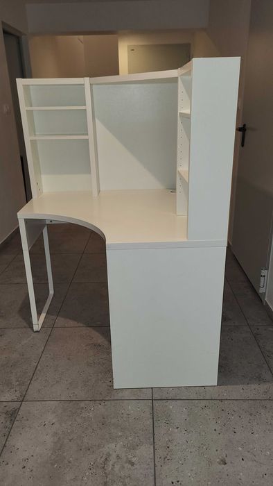 Biurko narożne białe IKEA