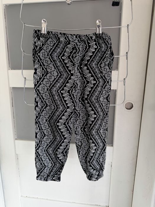 Wzorzyste Spodnie E-VIE Angel  | Wiskoza | 98-104 cm