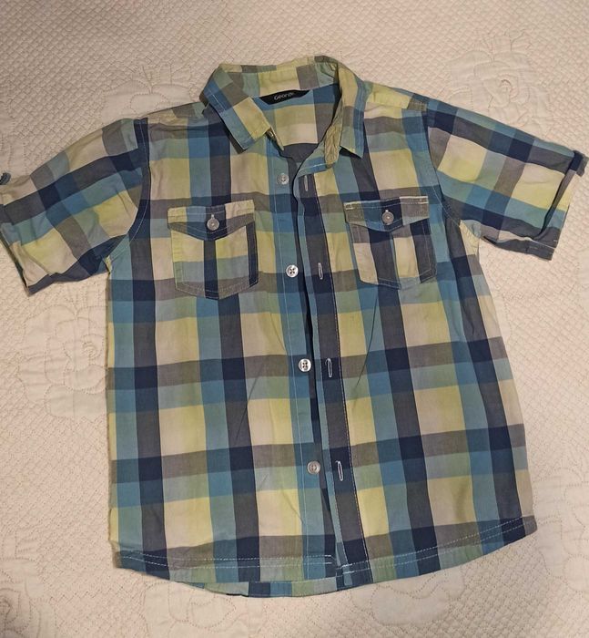 Продам рубашки з коротким рукавом Rebel, George, Matalan на 4-5 років