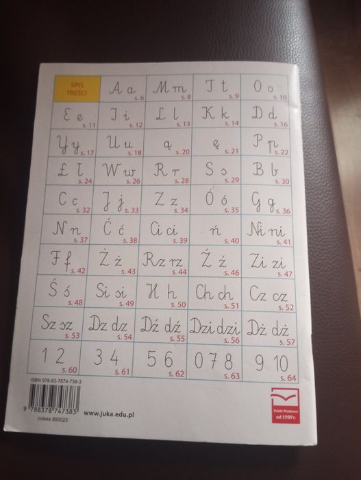 Zeszyt do kaligrafii