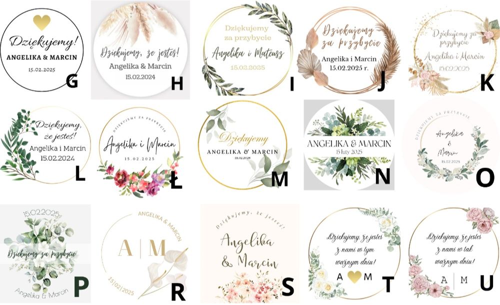 Świeczki upominki podziękowania komunia ślub wesele itp.