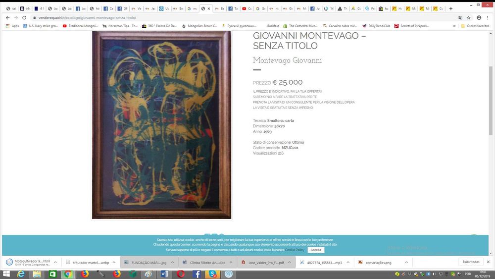 Obra rara! Oportunidade única de colecção!  Autêntico  Montevago! 50%