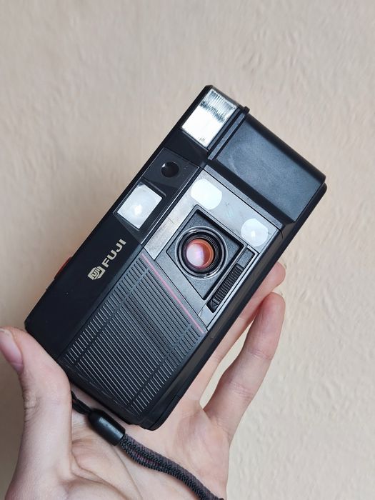 80's Japan 35mm compact MJU aparat małpka kompaktowy analogowy analog