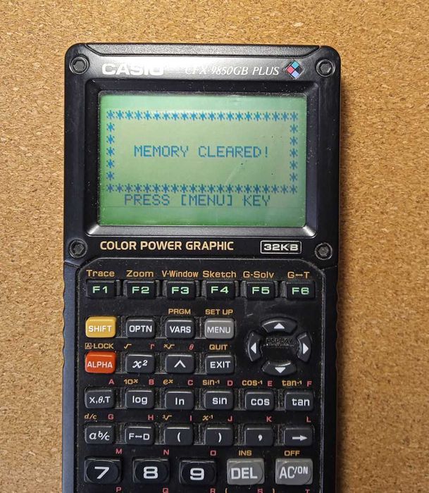Máquina Gráfica CFX 9850GB Color Plus - 32Kb C/ Manuais - Envio Grátis