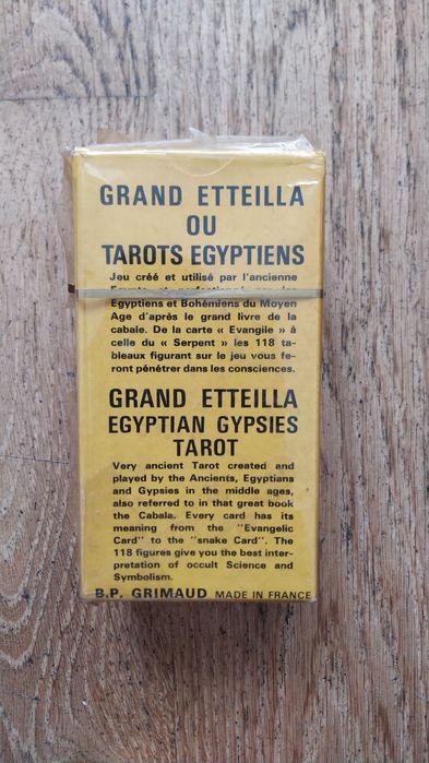 *RARO* Tarot Grand Etteilla Vintage versão 1970_ NOVO