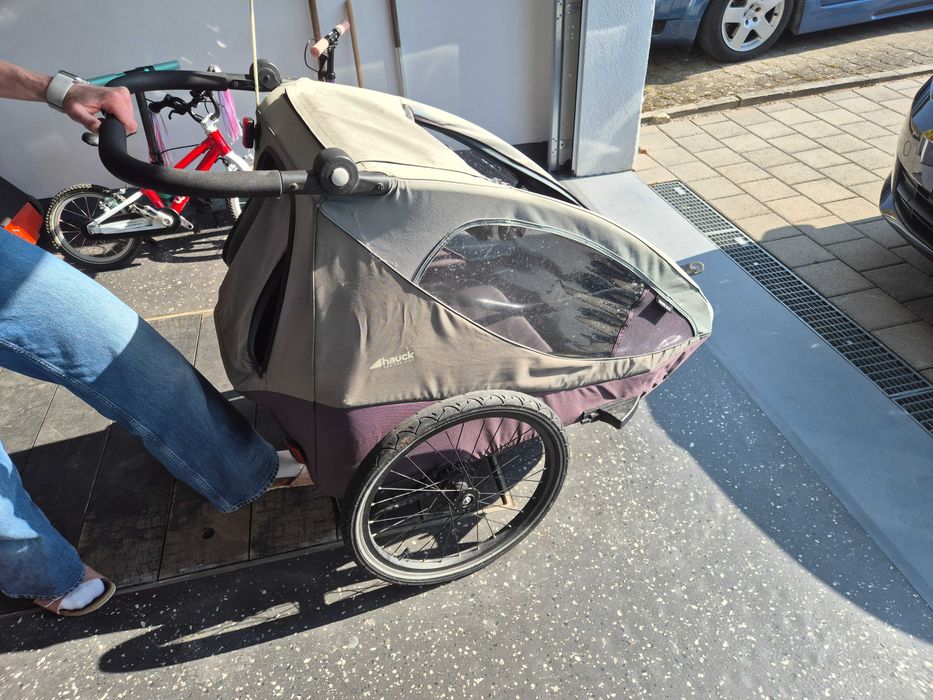 HAUCK DRYK DUO Przyczepka rowerowa wózek spacerowy