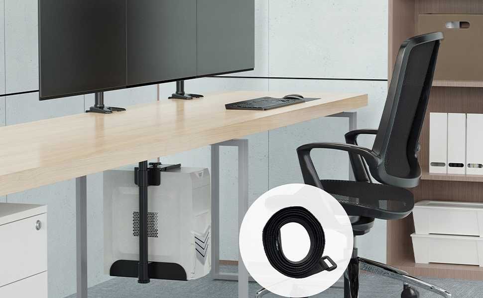 HFTEK Uchwyt DO Komputer pod BIÓRKO Półka Pionowy Obracany (PH50B)