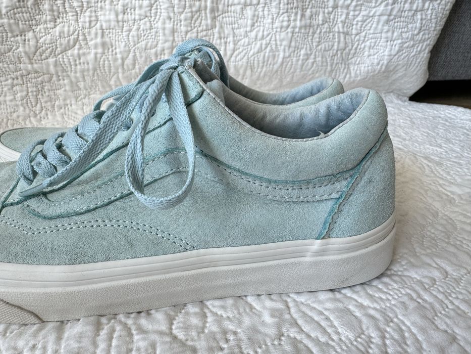 Vans old school turkus zamsz
