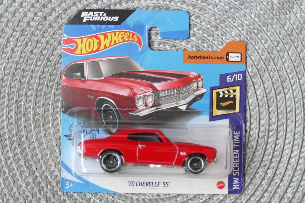 Hot Wheels autko "Resorak" '70 CHEVELLE SS edycja 2020r.