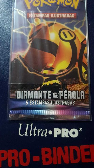 2007 Pokemon TCG Diamond & Pearl Base Set Booster Pack Português PT Electivire Artwork Pacote SELADO / NOVO