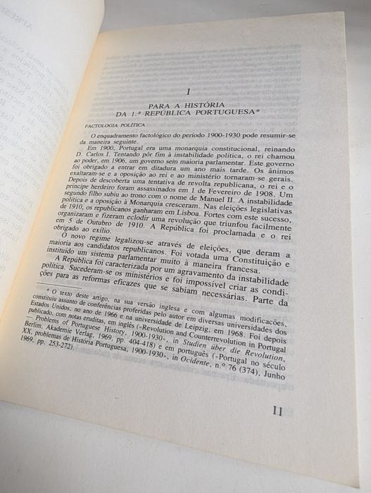 Ensaios de História da I República Portuguesa